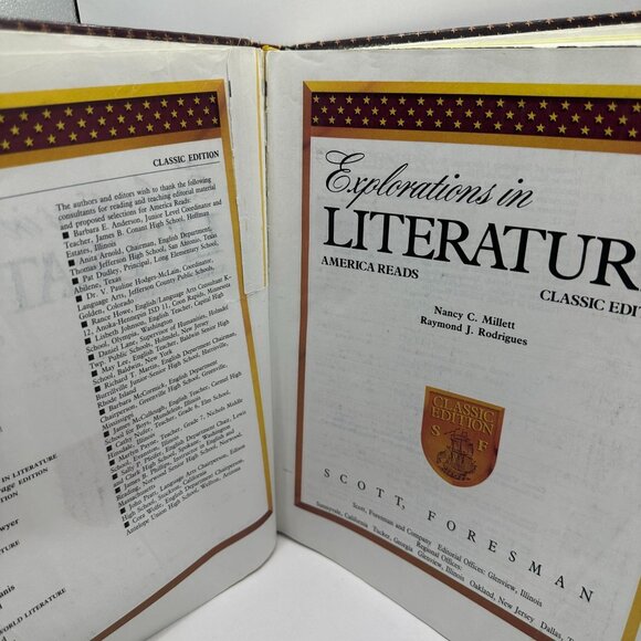 Explorations in Literature (America Reads) Hardcover Textbook Classic Edition - Picture 3 of 6